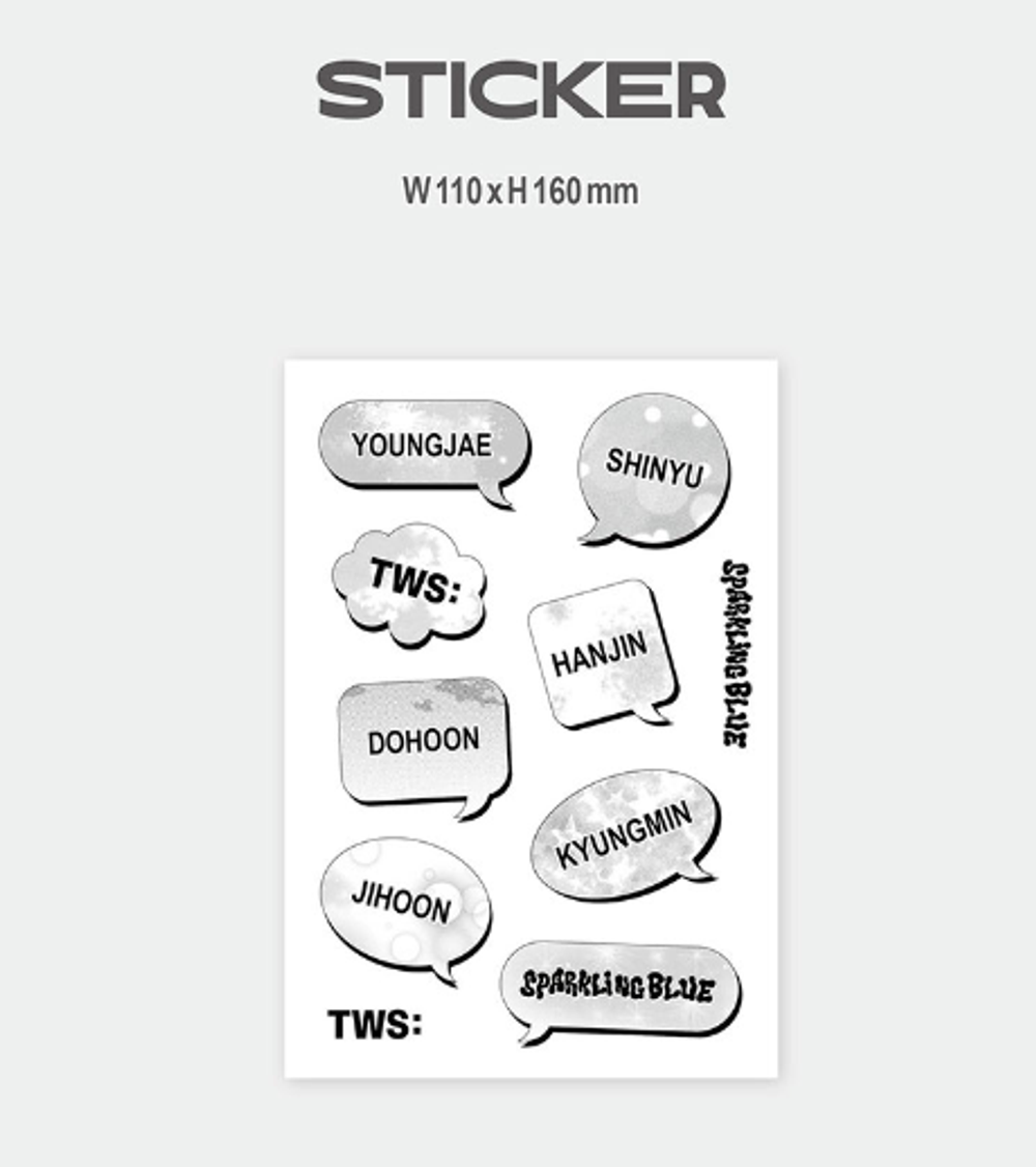 Альбом TWS - 1st Mini Album Sparkling Blue (weverse ver.)
