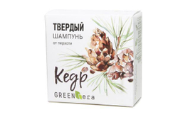 Твердый шампунь Кедр укрепляющий от перхоти, TM GREEN ERA