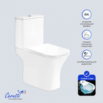 Унитаз напольный Ceruttispa ВЕТТОРЕ (VETTORE) CT7192 безободковый (650x340x770)