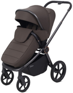 Детская коляска Rant Flex Therm Soft 3 в 1 с автокреслом Evomax Black Shine Brown