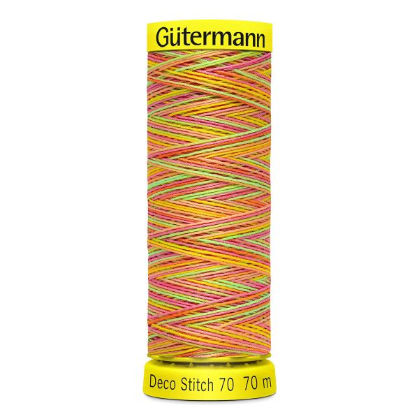 Нитки отделочные Gutermann Deco Stitch multicolor 70 (70 метров), 5 кат. | 9873