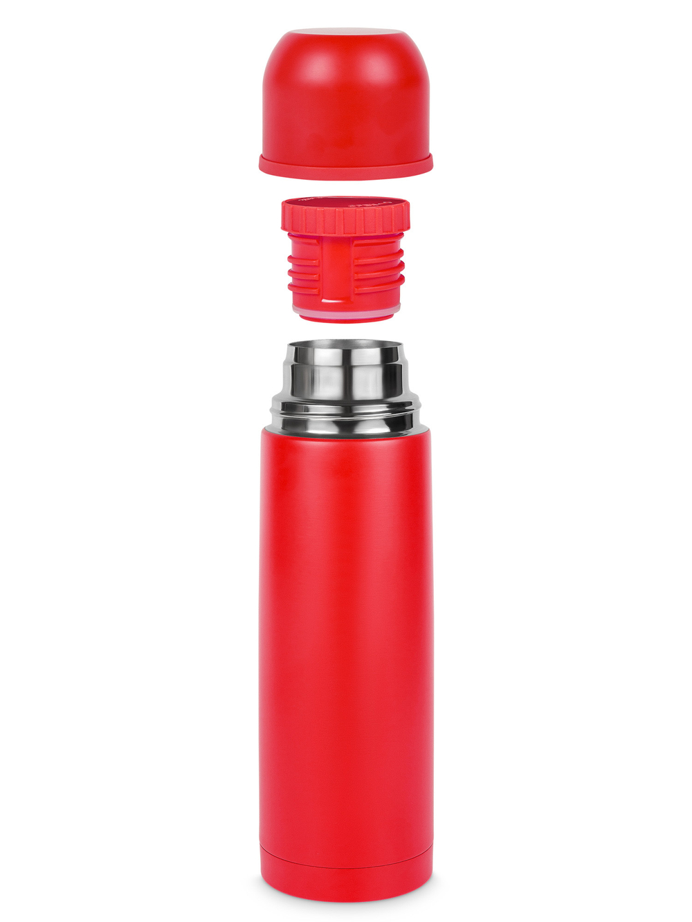 Термос Relaxika 101 (0,75 литра), красный (без лого)