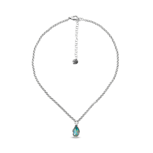 Колье Ciclon с муранским стеклом и серебряным покрытием B182856-12 BL/S