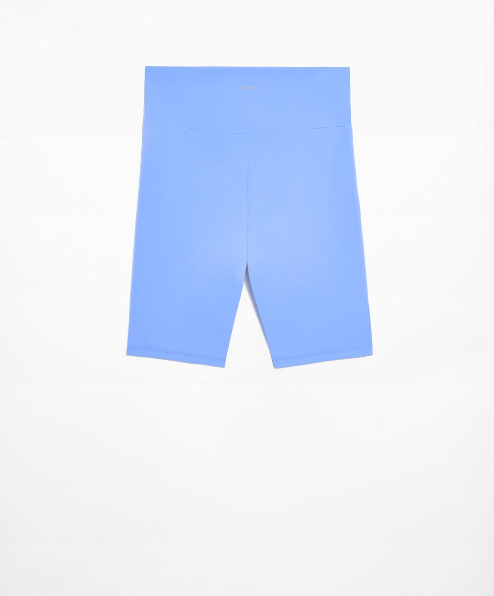 OYSHO Легинсы-велосипедки Comfortlux с высокой посадкой длиной 20 см, лавандовый