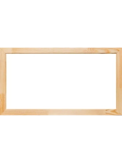 Деревянная рама 50x100 для картин на подрамнике сеч. 60x18