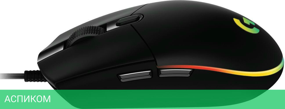 Мышь Logitech G203 Lightsync черный (910-005796)