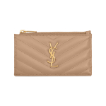 Картхолдеры и кошельки SAINT LAURENT YSL Monogram Logo, 607915-BOW01-2721