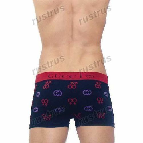 Мужские трусы бесшовные хипсы синие Gucci