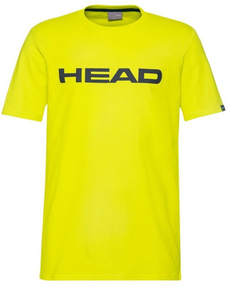 Футболка для мальчика теннисная Head Club Ivan T-Shirt JR - yellow/dark blue