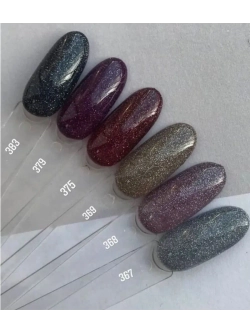 ElliS Disko 376 светоотражающий гель-лак,10мл