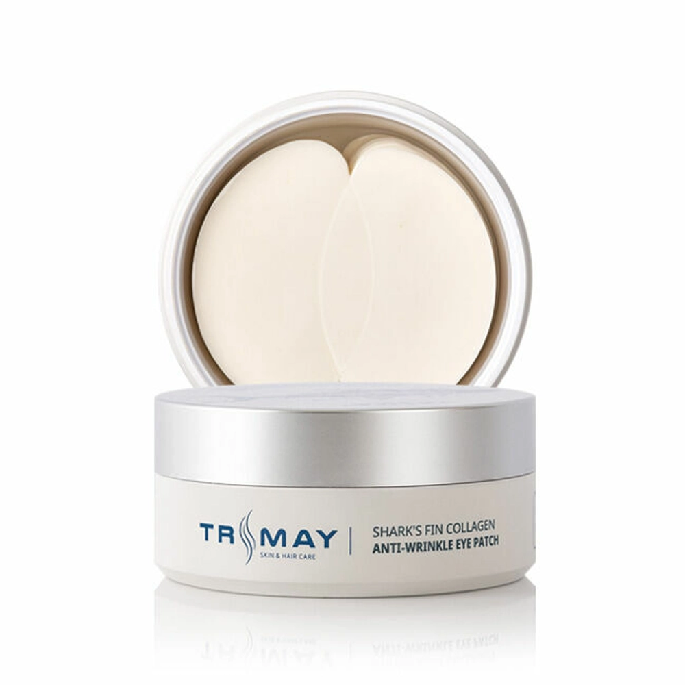 Гидрогелевые патчи для век Trimay Sharks fin collagen anti-wrinkle eye patch 90 шт