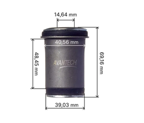 Сайлентблок AVANTECH ASB0134, передний, нижний, для Toyota Lite Townace