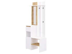 Прихожая ПР-18 белый/крафт золотой