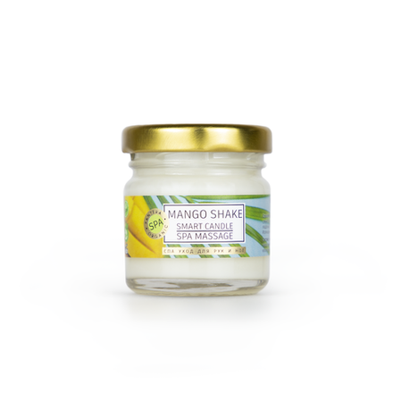 *Свеча SMART CANDLE для массажа рук и ног 40мл манго шейк Pantera