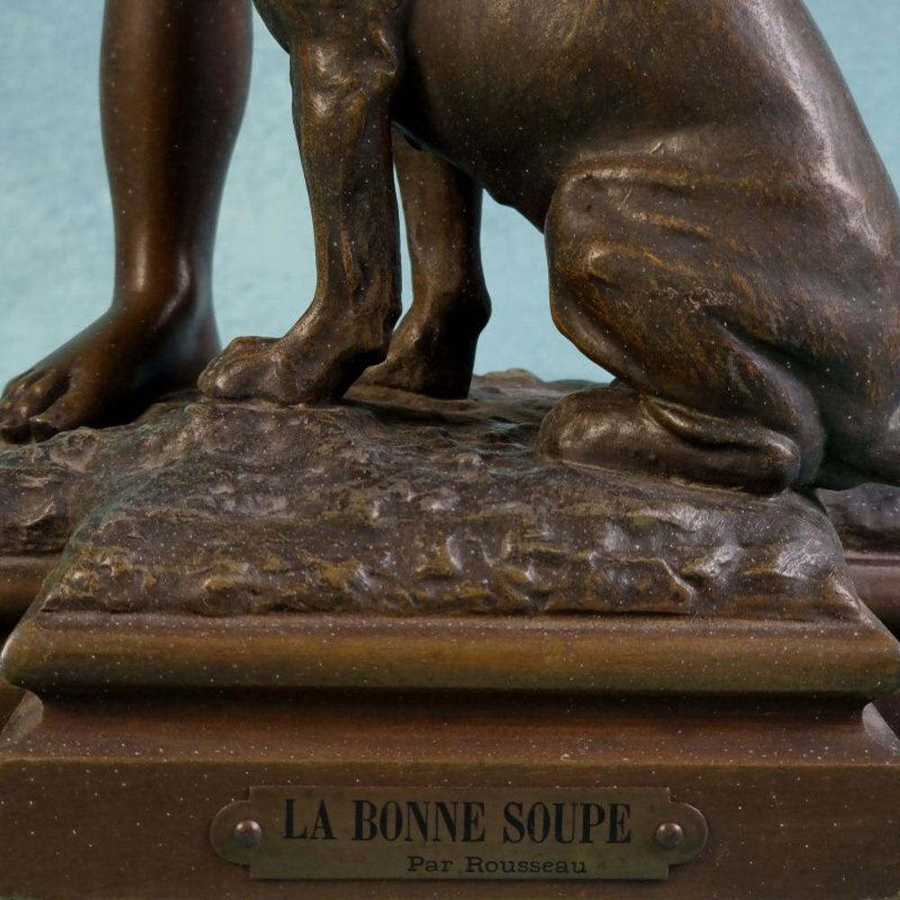 Кабинетная скульптура «LA BONNE SOUPE» / «Отличный суп»