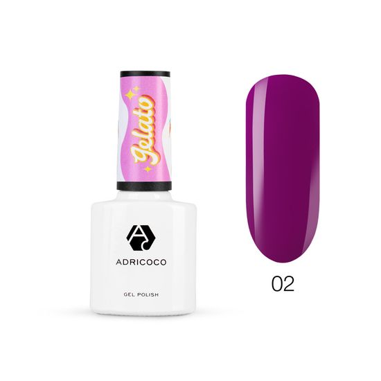 Гель-лак ADRICOCO Gelato 02 Сливовый мармелад (8 мл.)