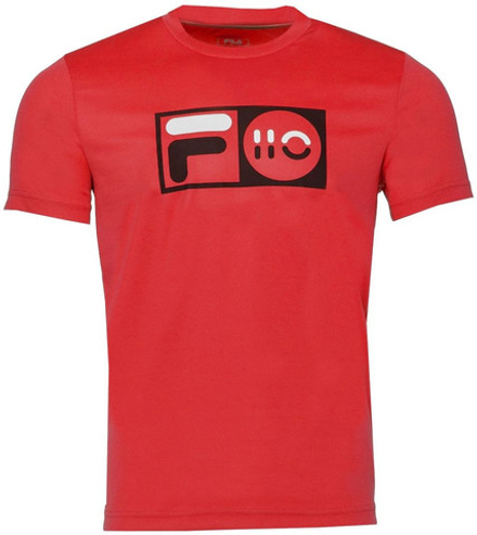 Мужская теннисная футболка Fila T-Shirt Milo M - красный
