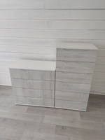 Комод Сорренто Белый/Рамбла