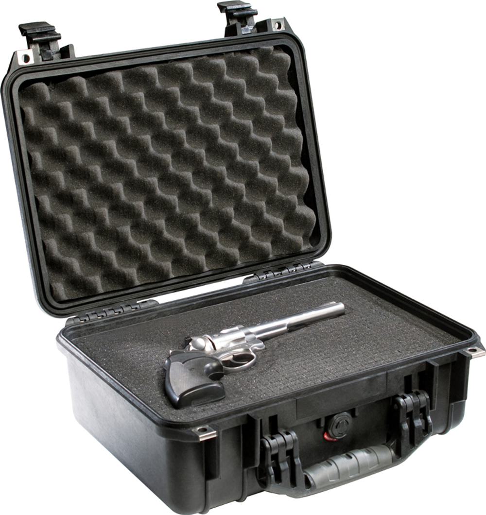 Защитный кейс Peli™ 1450 черный с поропластом
