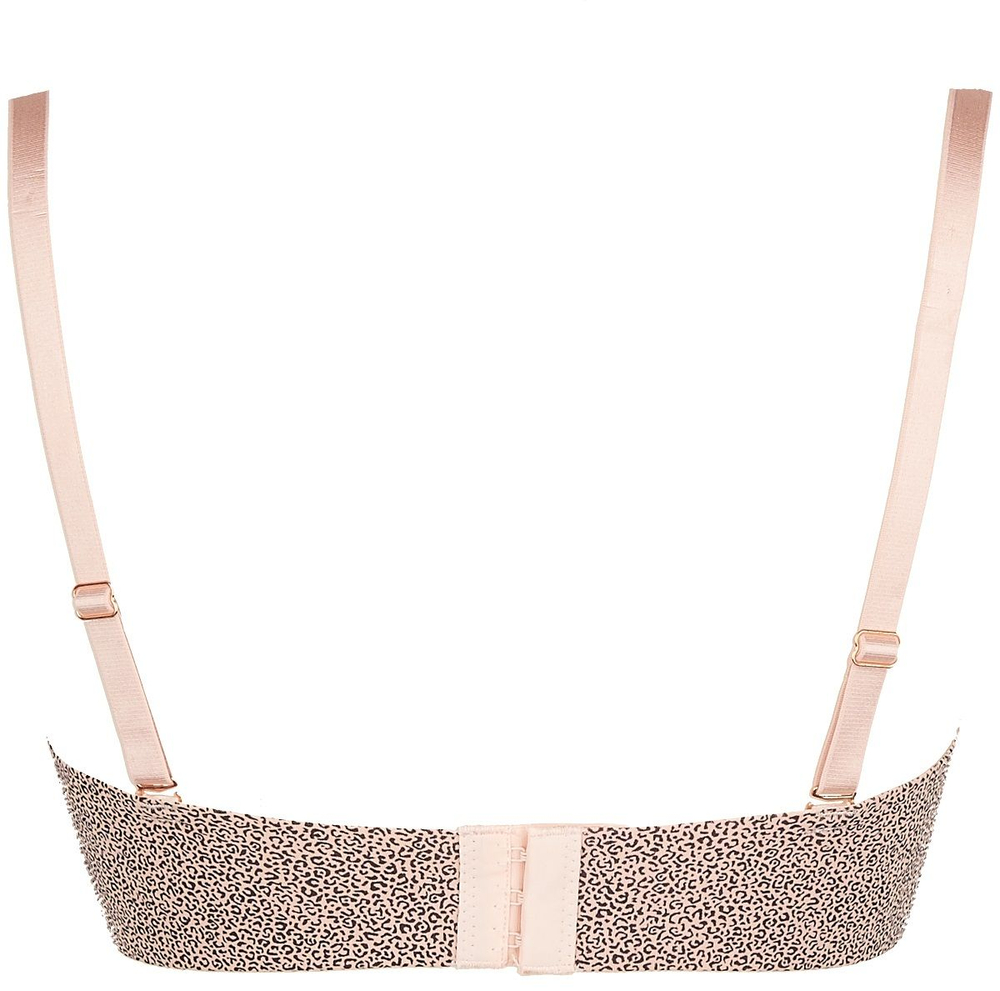 Набор из 2 бюстгальтеров-балконет - черного и леопардового (Размер: 36B) (Цвет: черный с леопардовым)