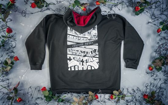 Худи HOOK Уличная магия 2.0 Хаки Оверсайз