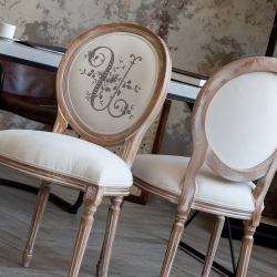 Стул Объект мечты Монограмма буквы U