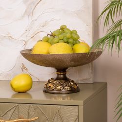 Фруктовница-конфетница Лето Бронза