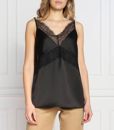 Сатиновый топ Ilacea BOSS BLACK - черный(50483864)