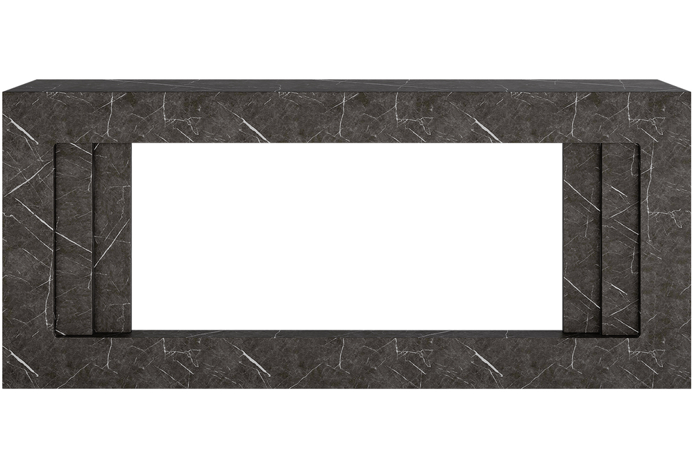 Каминокомплект Line 42 SFT Stone Touch - Серый мрамор с очагом Vision 42 LOG LED