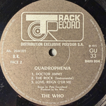 The Who ‎– Quadrophenia 2LP (Франция 1973г.)
