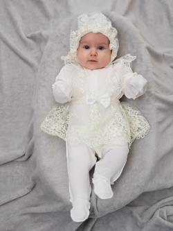 слип для новорожденных нарядный