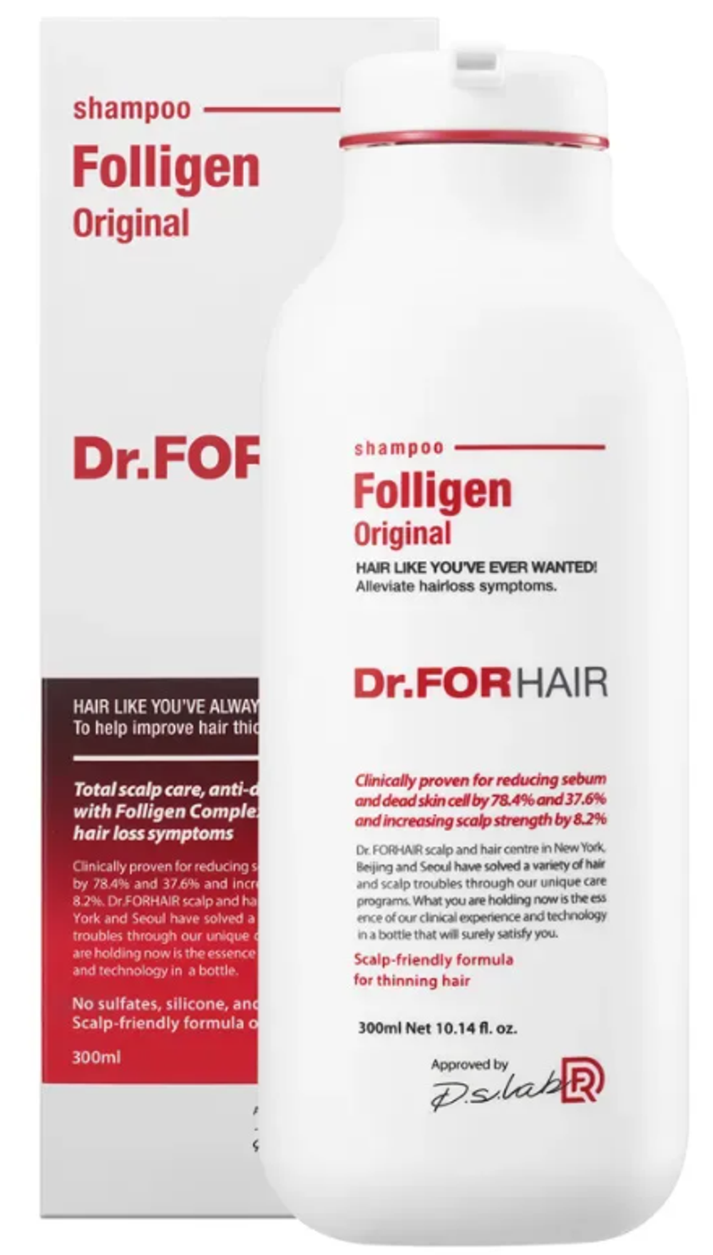 Dr.For Hair Folligen Shampoo шампунь для волос 300мл