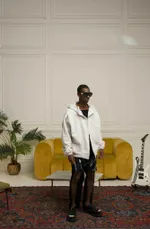 Худи Parfet Zip White Gray LPS светло-серый