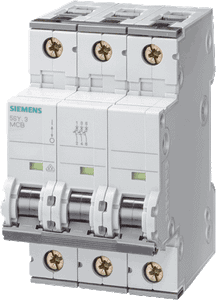 Выключатель автоматический 5SY4; 5SY4304-7; Siemens; 3P, 4А, C