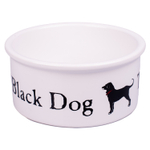 КерамикАрт миска керамическая для собак Black dog белая 600 мл