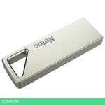 USB Flash-накопитель Netac Pen Drive 16 GB USB 2.0 серебристый (NT03U326N-016G-20PN)