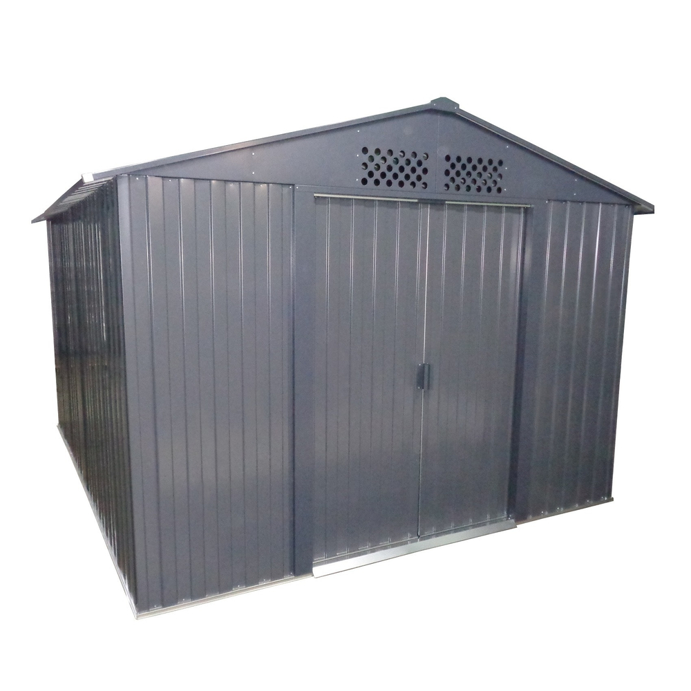 Металлический сарай GreenStorage Арчер D серый