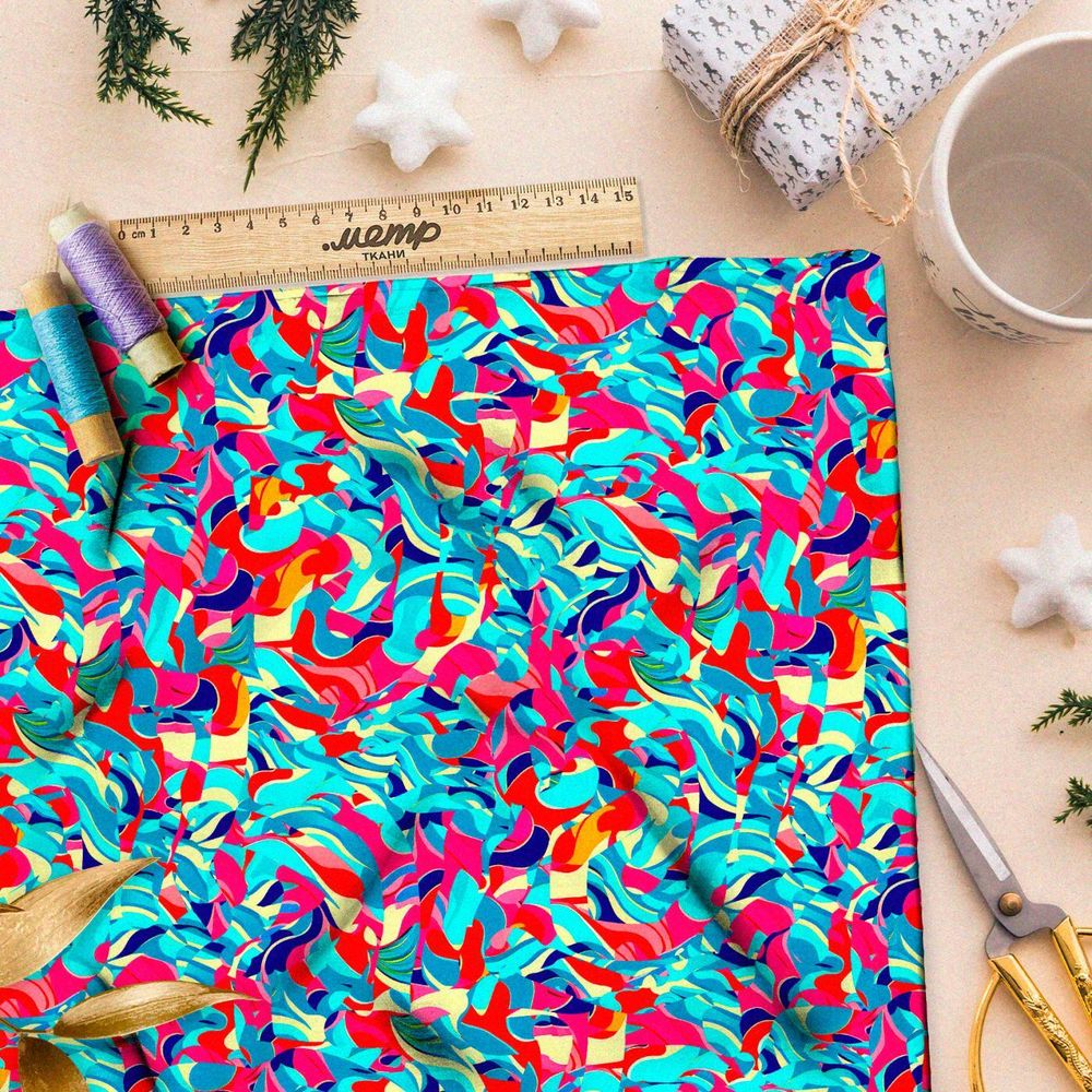 Ткань Барби футуристические миры