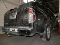 Фаркоп оцинкованный Galia N052A для Nissan Navara D40 2005-(паспорт и сертификат в комплекте)(без электрики)