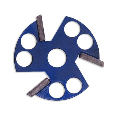 Фреза (дисковый нож) профессиональный для обработки копыт 3 ножа, толщина пластин 6 мм