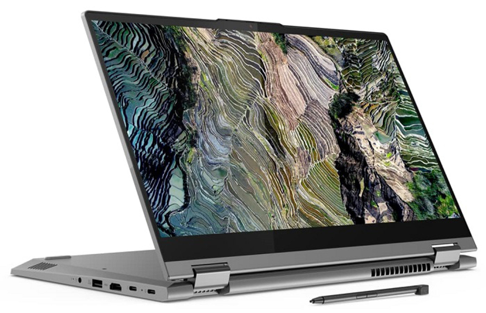 Ноутбук Lenovo ThinkBook 14s Yoga ITL (20WE0008RU) 14"(1920x1080) Cенсорный/ i5-1135G7(2.4ГГц)/ 8Гб/ 512Gb SSD/ Iris Xe Graphics/ Win10 Pro/ Серый