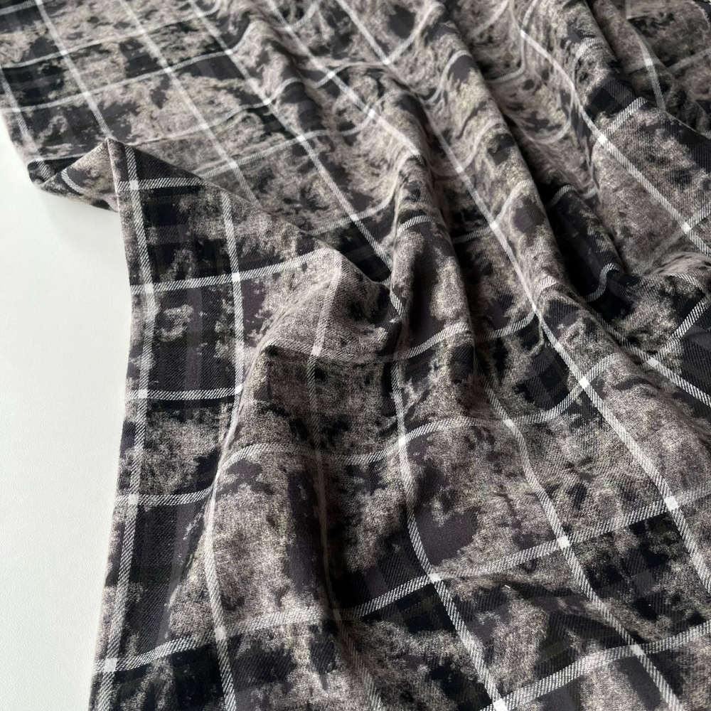 Фуле варенка Черная клетка