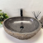Раковина из речного камня RS-63600 (62*53*16) 0124