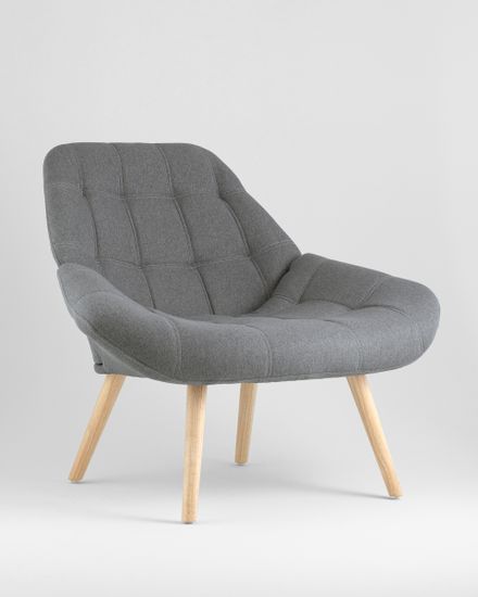 Кресло Олби Квадро серый