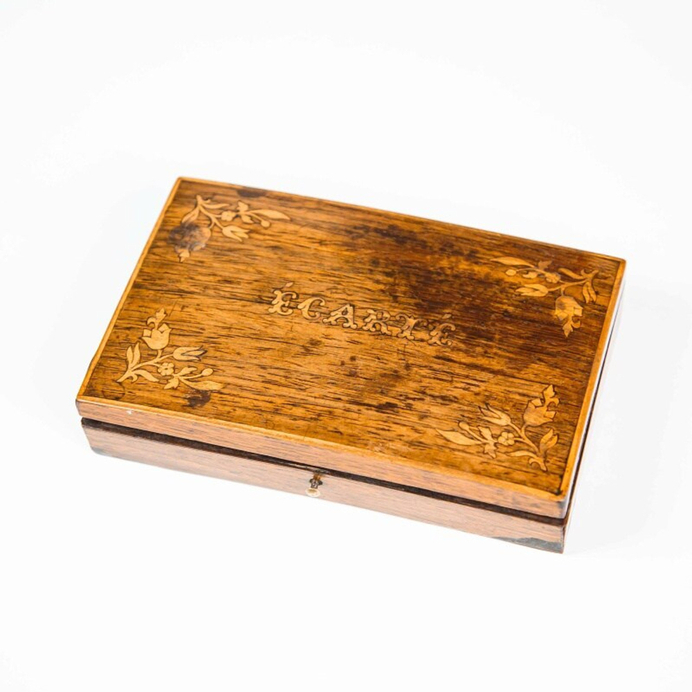 Карманные серебряные часы с парусником «A G R»