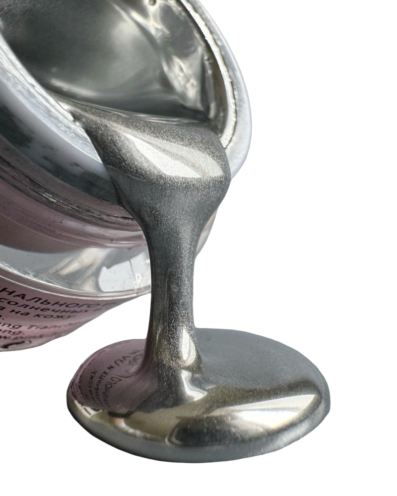 Гель-краска жидкий металл серебро Pink House 5гр