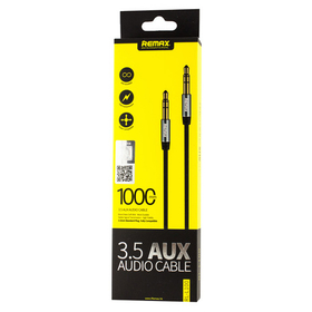 Кабель AUX [3.5 mm - 3.5 mm] Remax L100 (1 м.) Белый