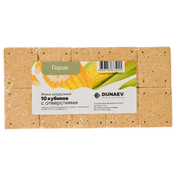 Жмых DUNAEV кукурузный Горох 300г.