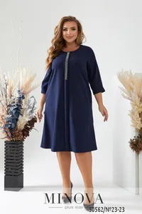 Платье 23-23-синий Minova