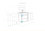 Тумба под раковину AQUATON Нортон 65